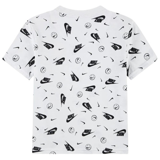 Nike Βρεφική κοντομάνικη μπλούζα Allover Print Boxy Tee